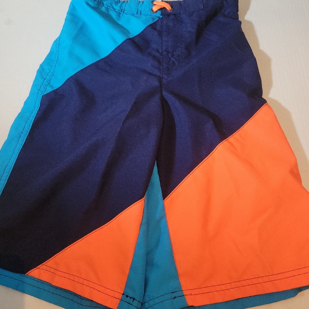 OP Boys Swim Trunks 10-12 Blue Orange